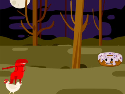 dino chicken jump