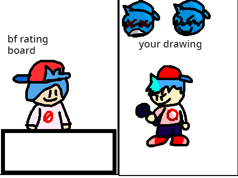 draw  fnf bf and and he wil rate  remix