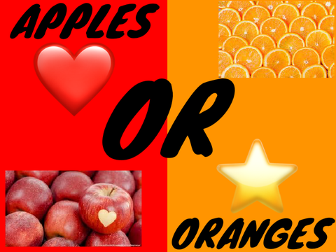 Apples or oranges