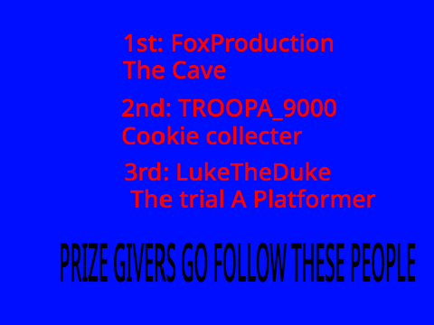 ANYTHING CONTEST RESULTS