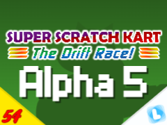 ✡ Super Scratch Kart: The Drift Race Alpha 5 ✡       #games #racing #scratch #kart