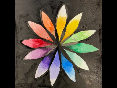I can't watercolor-