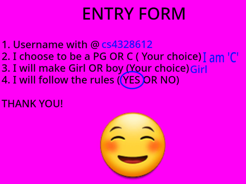 PFP Contest form remix