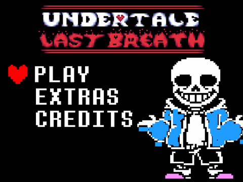 Undertale last breath! glitching sans colored 