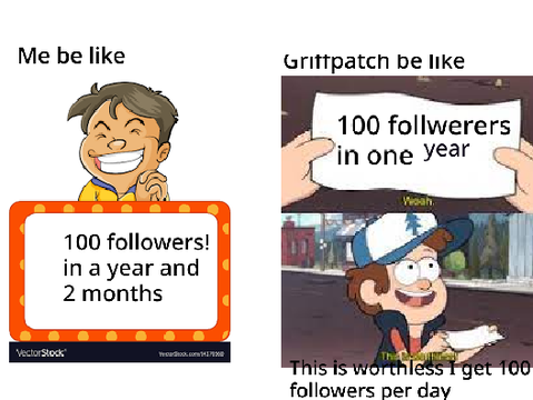 100 FOLLOWERS MEME!