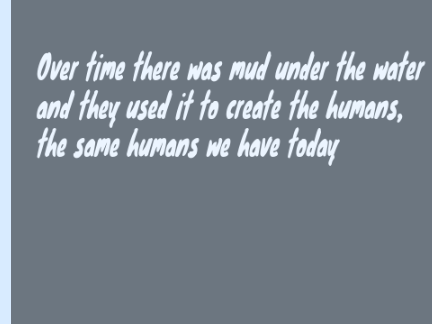 CREATION Story 