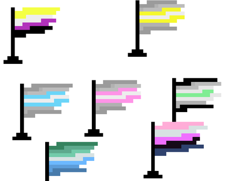 Pride Pixel Art Sprites!!