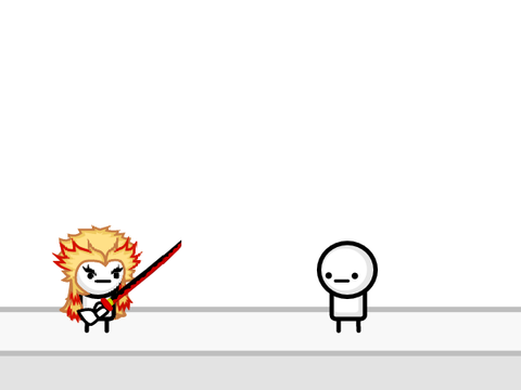 Demon slayer Rengoku combat 