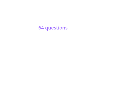 64 questions!---->