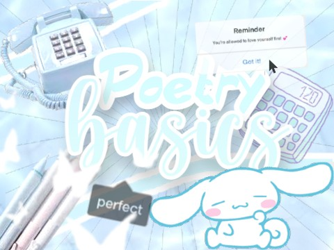 003 : ⇢ poetry basics 
