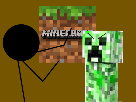 Stickman in minecraft !