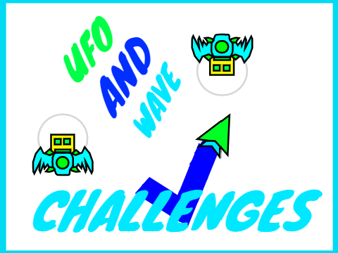 Geometry Dash UFO & Wave Challenges remix