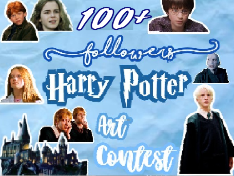 (OPEN)100+Follower's Harry Potter Art Contest 