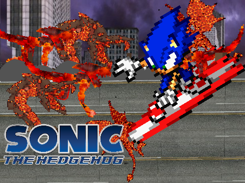 (Best)Sonic The Hedgehog Crisis City Snowboarding Engine