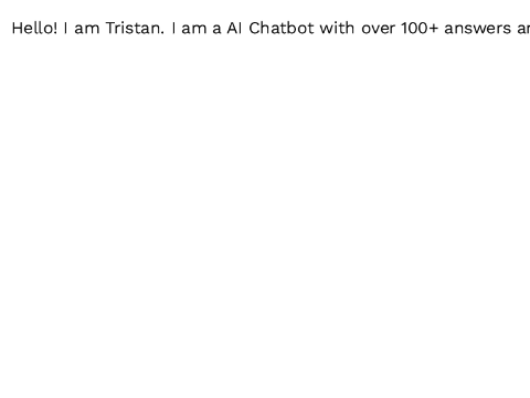 Tristan [V1 Beta] AI Chatbot