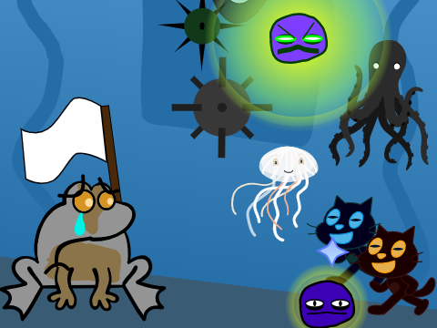 frog : flag defence