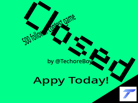 500 follower Game contest (Closed) #games #logo #Animation
