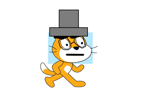 Scratch Cat pretending to be griffpatch