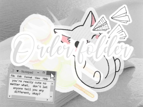 ❱ 017 :: Order folder (For every shop that I work in)