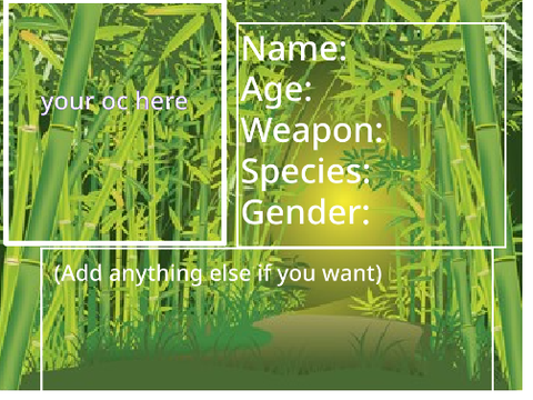 Bamboo forest camp sign up