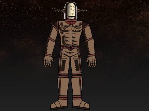 youri the spaceman vector