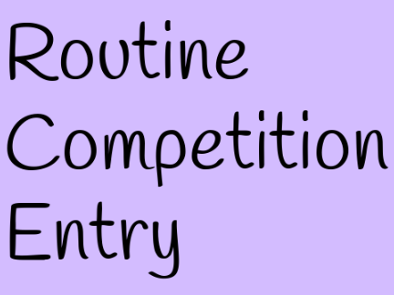 DESIGN A ROUTINE-CONTEST ENTRY