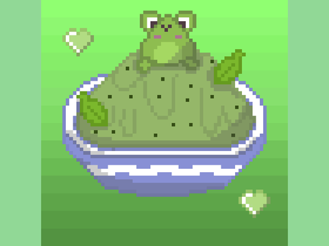 Froggy Taiwanese shaved ice!