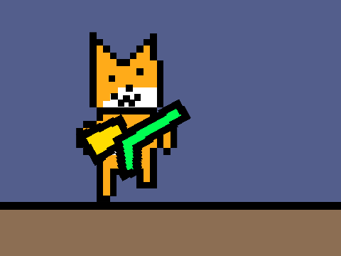 silly cat battle.