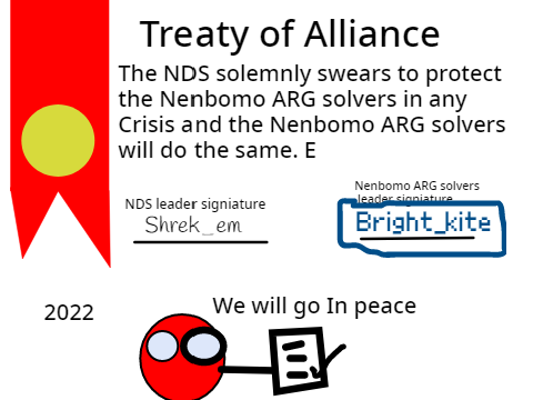 NDS | Nenbomo ARG solvers peace treaty 