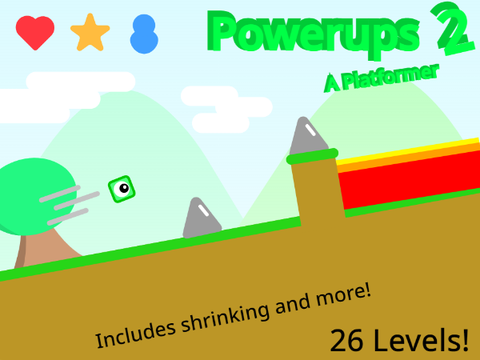 Powerups 2 - A Platformer #All #Games #Art #Music