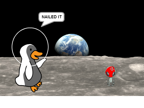 A Moon Penguin story