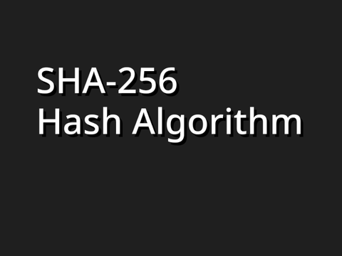 SHA-256 Algorithm