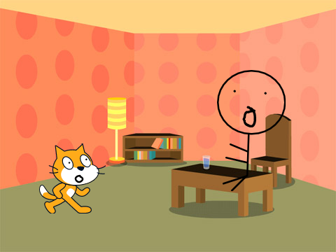 When Scratch Cat goes to school... #all #animation