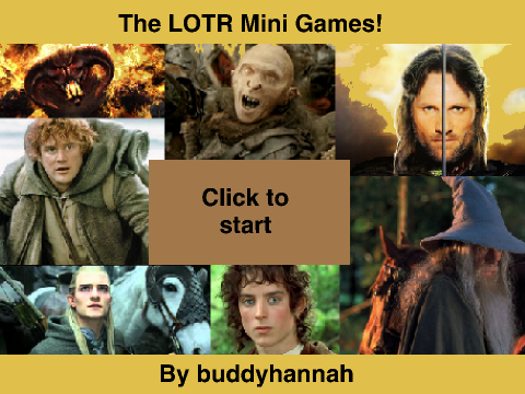 The Lord of the Rings Mini Games