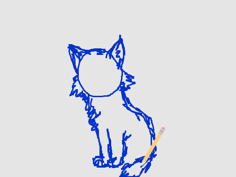 Cat drawing