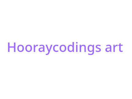 hooraycodings Art gallery!