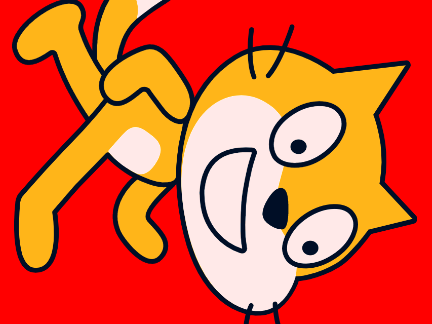 scratch cat says he is so cool
