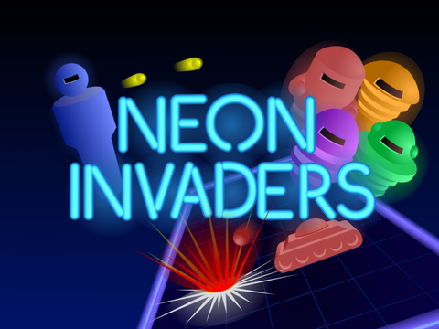 Neon Invaders 3D