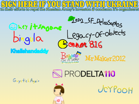 SIGN HERE IF YOU STAND WITH UKRAINE [11] 