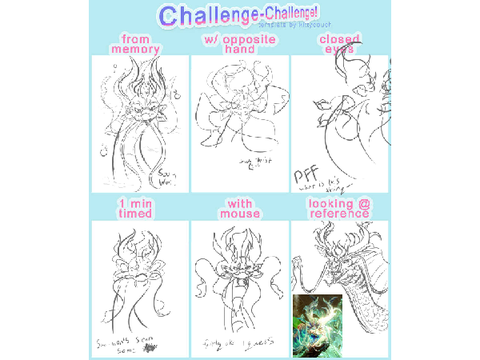 I did an art challenge!