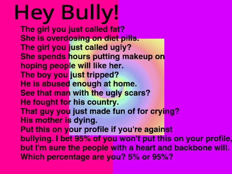 Attention: Help stop bullying remix remix