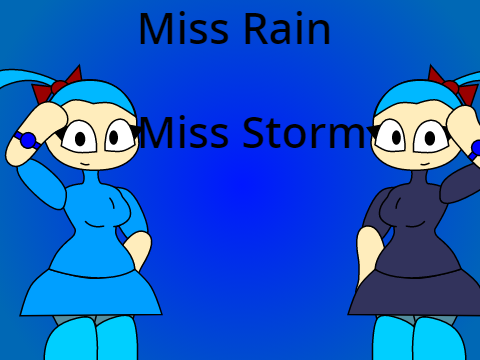 My new OC - Miss Rain and Miss Storm