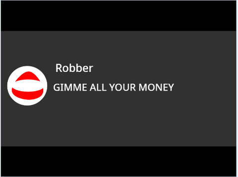 When you get robbed