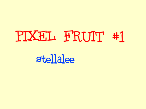 Pixel fruit (1)