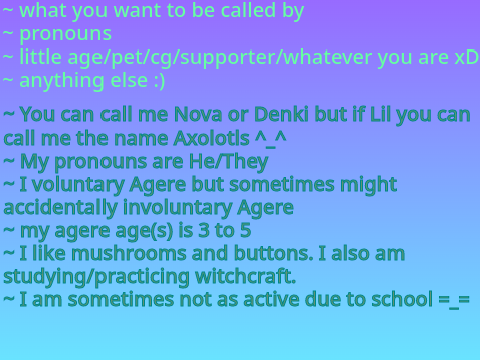 smol bean's place curator form!