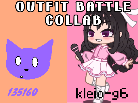 Outfit Battle // Gacha Club only the left character is made by me 