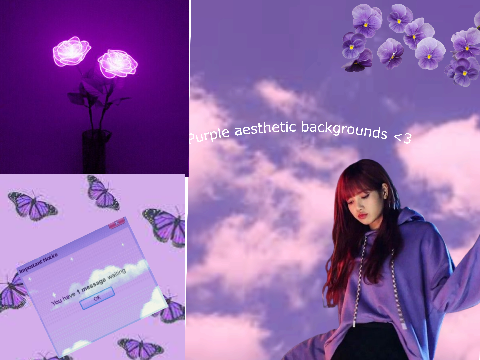 Purple aesthetic backgrounds <3