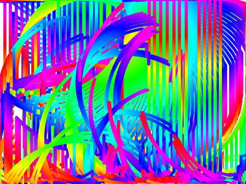 Pink Blobs of Colour
