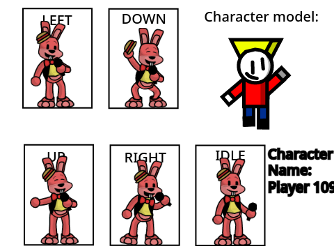I will animate your FNF model remix