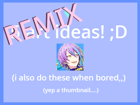 [Remix] ✰5 art ideas! (for a certain scratch studio)